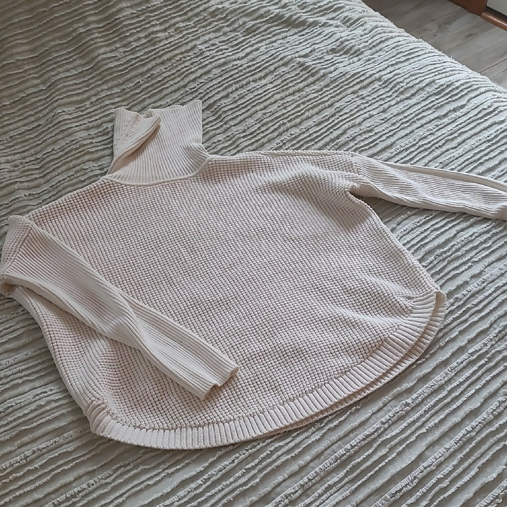 Michael Kors Cream Turtleneck Sweater